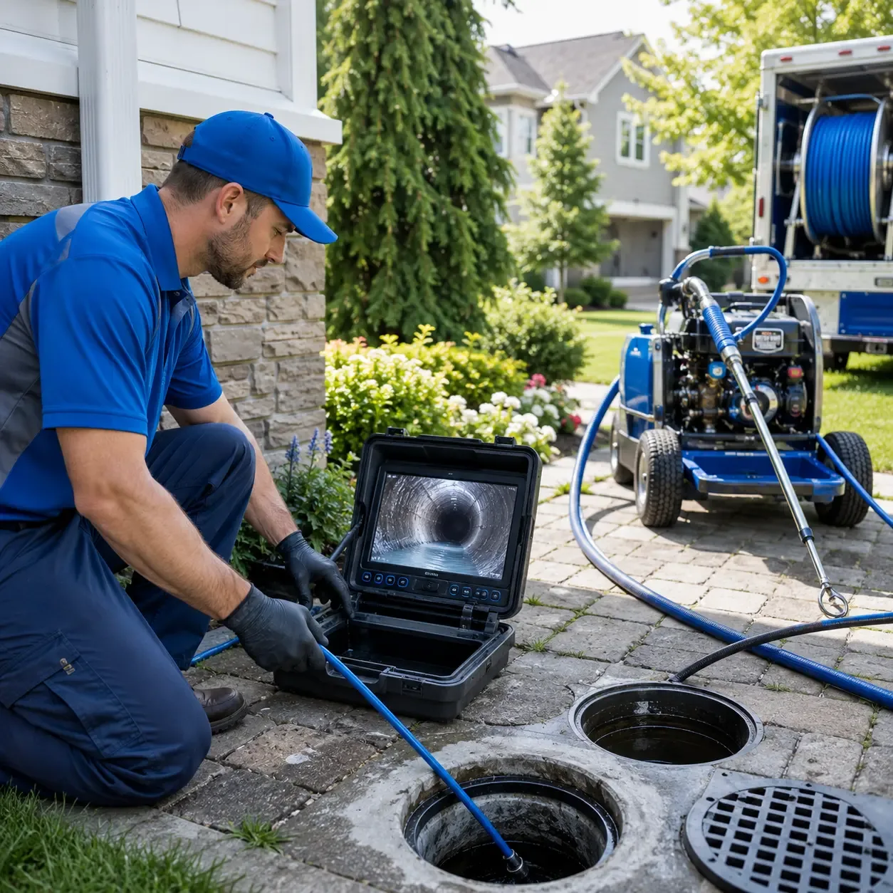 Outdoor drain cleaning professionals serving Troy, PA
